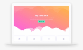 Laptop Clouds - Web Design