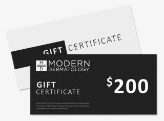 Dermatology Gift Certificates