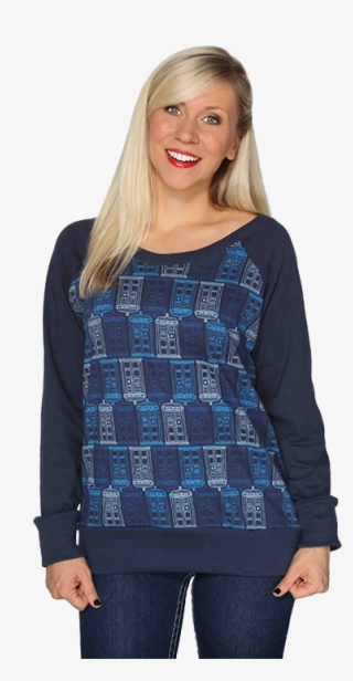 Tessellated Tardis Pullover- I Am A Nerd Girl And I - Doctor Who