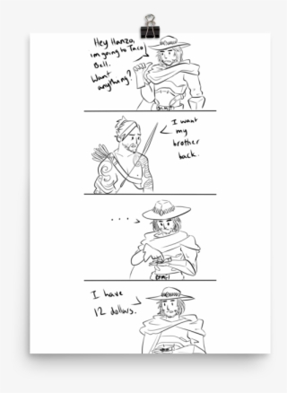 Mcree And Hanzo Funny Comic - Hanzo Mccree Comic