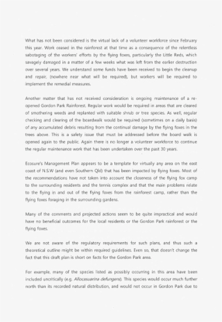 Results Of Exhibition Of Gordon Park Flying-fox Camp - Proposal For A Black Southern Cultural Conference