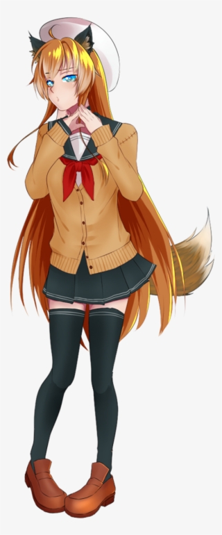 Anime Girl/ Anime Fox/ School Girl - Cartoon