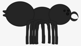 Giant Spider Pose - Cartoon