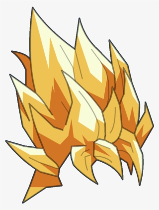 Cheveux Super Saiyan Png
