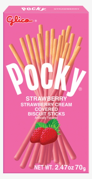 Pocky Strawberry - Glico Pocky Strawberry 1.79 Oz