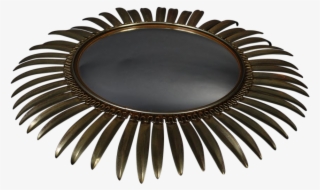 Vintage Wall Mirror From The 50s - Circle