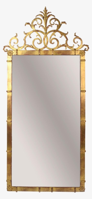 Svg Royalty Free Stock Silver Gilt Framed Elegance - Mirror