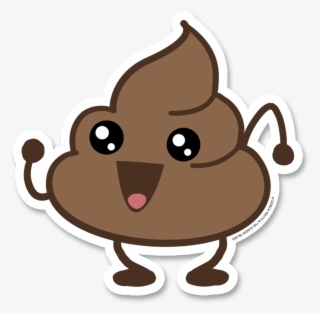 Sticker-poo@2x Tumblr Stickers, Cool - Caquita Kawaii