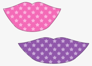 Lips - ' - Polka Dot