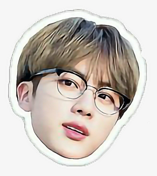 Bts Sticker Png Banner Library - Male Idols With Glasses