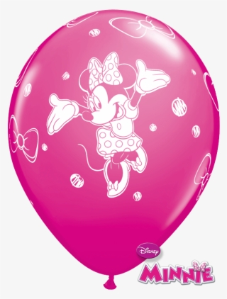 Minnie Mouse Balloons Png - Minnie Mouse Latex Balloons 6s