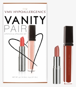 Vmv Hypoallergenics Vanity Pair - Vmv Hypoallergenics Velvet Matte Lipstick - Hot Librarian