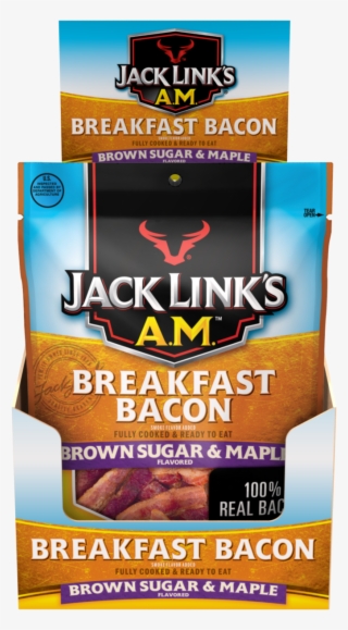 Jack Links Am Breakfast Bacon Snack Size, Brown Sugar - Jack Link's A.m. Breakfast Bacon, Brown Sugar