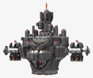 Was Computer-generated, But It's A Completely Different - Bowser Flying Fortress