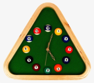 Billiard Clock- Triangle