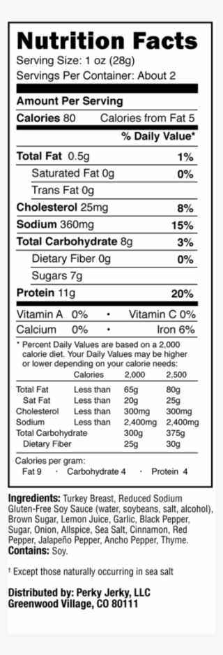 Honey Roasted Ham Nutritional Info