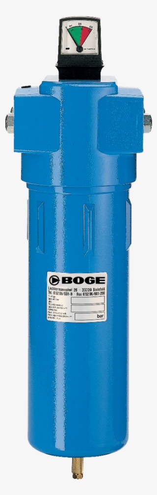 Pre Filter A Pre Filter Comes Standard With The Boge - Compressed Air