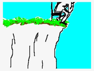 Drawn Cliff Cliff Edge - Illustration