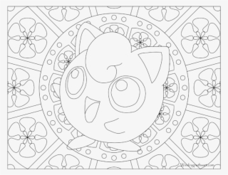 Adult Pokemon Coloring Page Jigglypuff - Jigglypuff Mandala