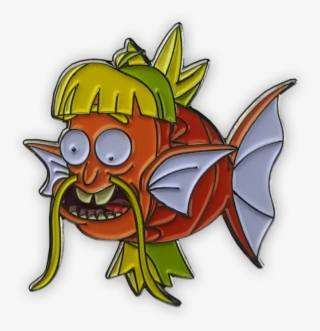 Magikarp/dofus Rick Mashup Pin Badge - Cartoon