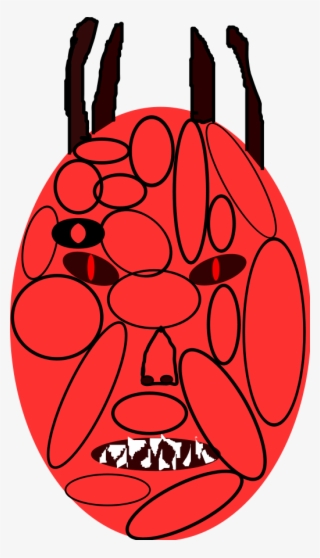 This Free Clipart Png Design Of Demon Head Clipart - Clip Art