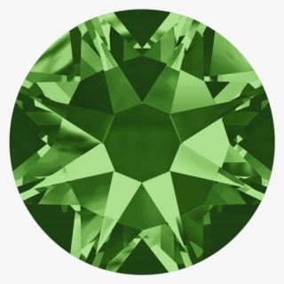 Swarovski 2088 Xirius Flatback Rhinestones Ss34 Fern - Fern Green Swarovski