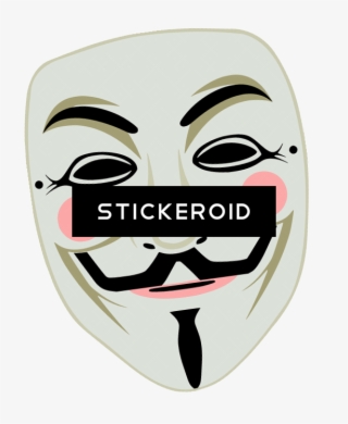 Anonymous Mask - Vendetta Mask Queen Duvet