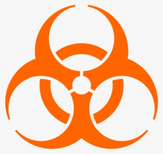 File Biohazard Symbol Orange Svg Wikipedia White Tiger - Biohazard Symbol