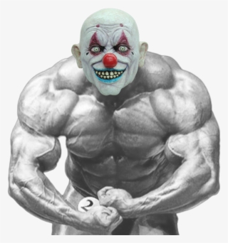 Pro Wrestling Champion Brian Cage - Crappy The Clown Halloween Mask