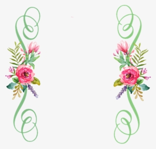 Curly Swirly Flowers Vintage Vintageflower Decorations - Scrapbook Customs Mini Craft West Virginia Love Stickers