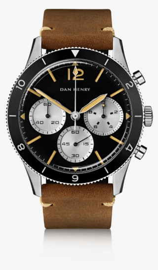 The Perfect Flying Companion With Its Oversized 1/10th - Dan Henry 1963 Silver Watch