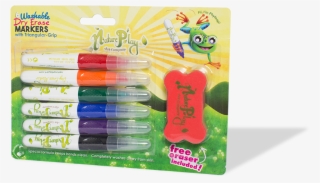 Triangular Grip Dry Erase Markers - Natureplay Triangular Natural Grip Dry Erase Markers