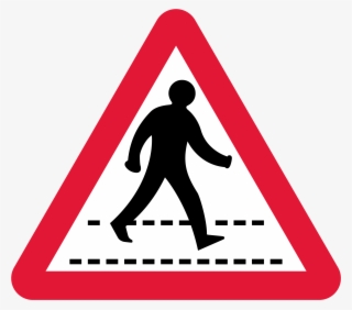 Traffic Sign Pictures - Road Narrows On Both Sides