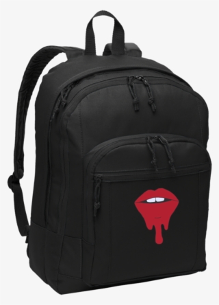 Cool Dripping Lips Basic Backpack For On The Go Lips