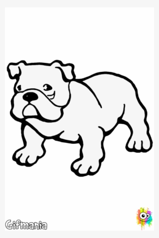 Drawing Bulldogs Gangster Png Black And White Download - Bulldog Colouring Pages