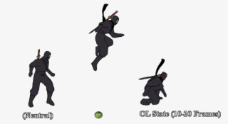 Ninja Gaiden Compared To Other Character Action Games - Ninja Jump Animation
