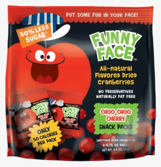 Parents Will Appreciate That Funny Face Dried Cranberries - Cranberry