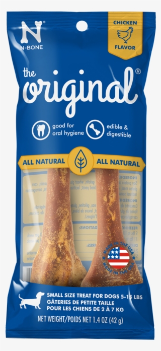 N-bone - Original - Chicken Flavor - 2 Pk - Small - N-bone The Original Chicken Dog Treat, Large- 1 Pack