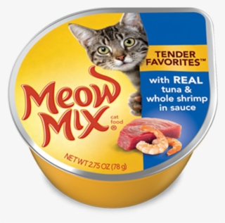 Tender Favorites® With Real Tuna & Whole Shrimp In - Meow Mix Wet Cat Food