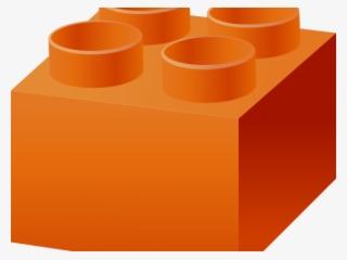 Lego Clipart Orange - Toy
