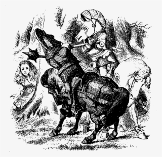 Through The Looking Glass White Knight Image Downloads - Alice In Wonderland By John Tenniel