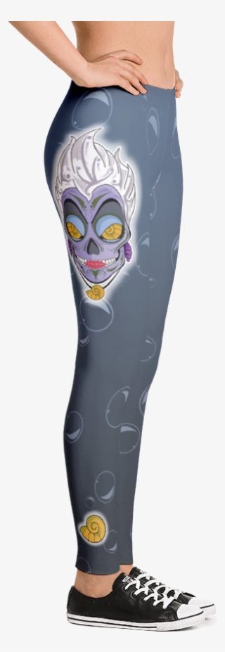 Ursula Sugar Skull Villain Leggings - Leggings