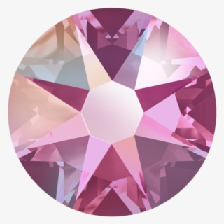 1 1/2" Custom Shiny Silver Cross Concho - Pink Rhinestone Flatback Swarovski