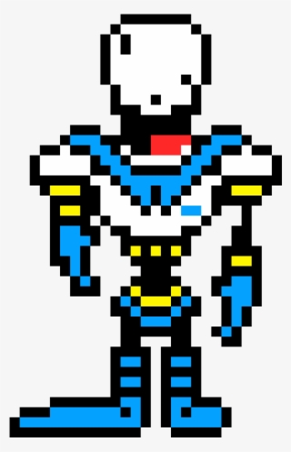 A Random Au Where Papyrus Is Temmie - Sans And Papyrus Pixel