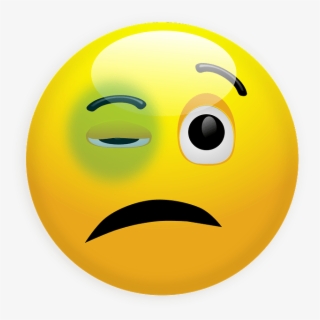 Smiley-150838 - Black Eye Emoji