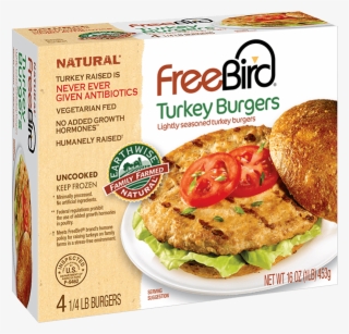 Natural* Turkey Burgers - Freebird Gluten Free Chicken Nuggets - 12 Oz Box