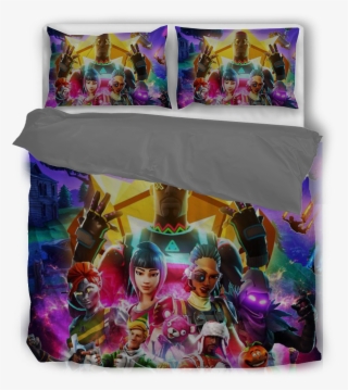 Fortnite Bedset- Fortnite All Characters 3d Bedset - Vertical Fortnite Posters