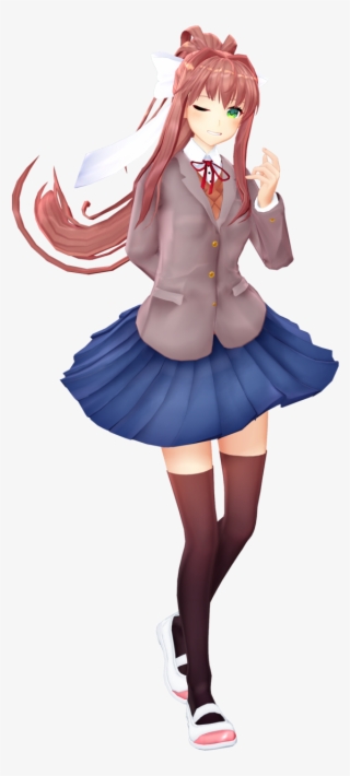 Chr By Moyonote Literature Club, Yandere Simulator, - Ddlc Mmd Models