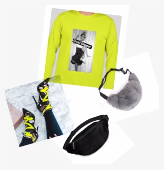 Image Of Neon Long Sleeve “bey” Goal Digger Tshirt - Long-sleeved T-shirt