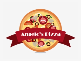 Angelos Tombstone - Green Ribbon Banner Logo Design